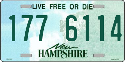 NH license plate 1776114
