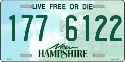 NH license plate 1776122