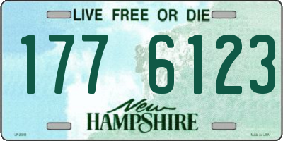 NH license plate 1776123