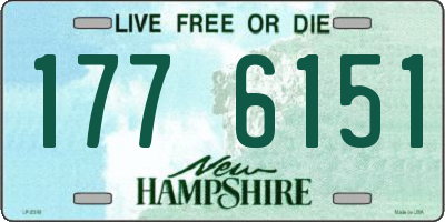 NH license plate 1776151