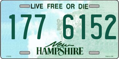 NH license plate 1776152