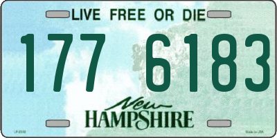 NH license plate 1776183