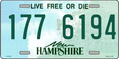 NH license plate 1776194