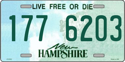 NH license plate 1776203