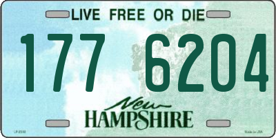 NH license plate 1776204