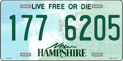 NH license plate 1776205