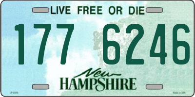 NH license plate 1776246