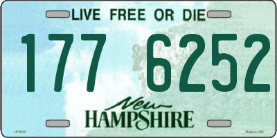 NH license plate 1776252