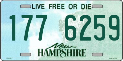 NH license plate 1776259