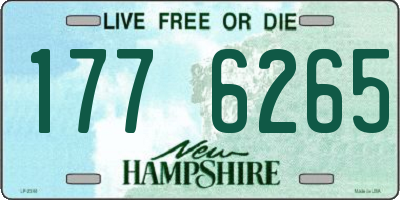 NH license plate 1776265