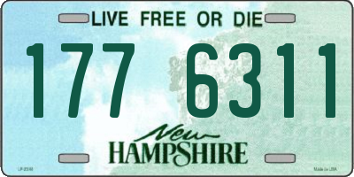 NH license plate 1776311