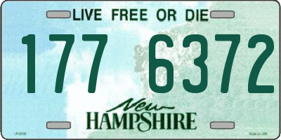 NH license plate 1776372