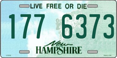 NH license plate 1776373