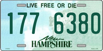 NH license plate 1776380