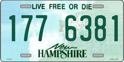 NH license plate 1776381