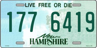 NH license plate 1776419