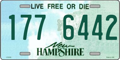 NH license plate 1776442