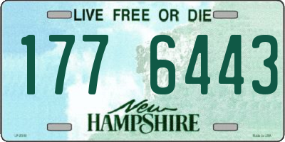 NH license plate 1776443