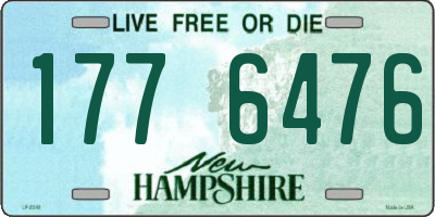 NH license plate 1776476