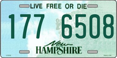 NH license plate 1776508