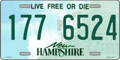 NH license plate 1776524