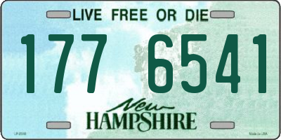 NH license plate 1776541