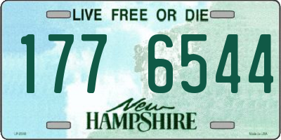 NH license plate 1776544
