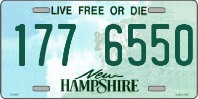 NH license plate 1776550