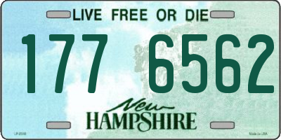 NH license plate 1776562