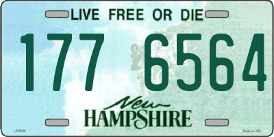 NH license plate 1776564