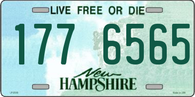 NH license plate 1776565