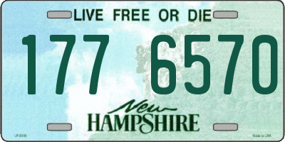 NH license plate 1776570