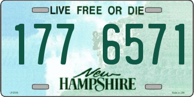 NH license plate 1776571