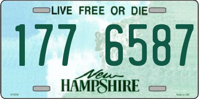 NH license plate 1776587