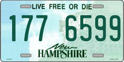 NH license plate 1776599
