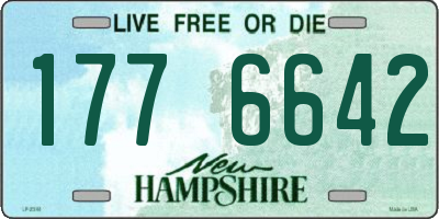 NH license plate 1776642