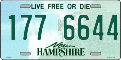 NH license plate 1776644