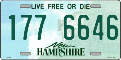 NH license plate 1776646