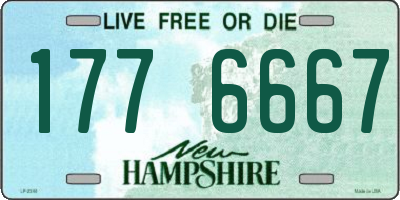NH license plate 1776667
