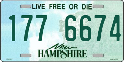 NH license plate 1776674