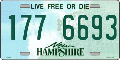 NH license plate 1776693