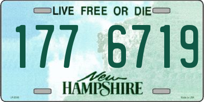 NH license plate 1776719