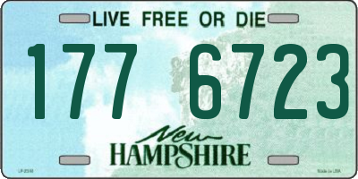 NH license plate 1776723