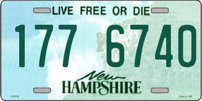 NH license plate 1776740
