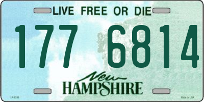 NH license plate 1776814
