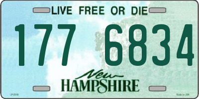NH license plate 1776834