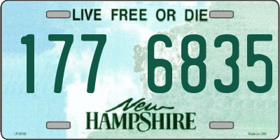 NH license plate 1776835