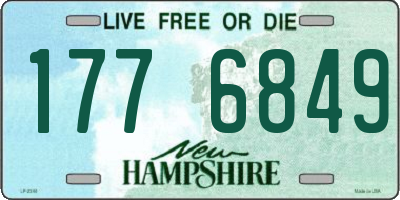 NH license plate 1776849