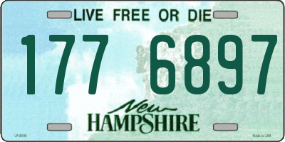 NH license plate 1776897