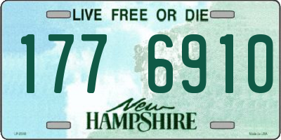 NH license plate 1776910
